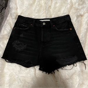 Denim topshop shorts